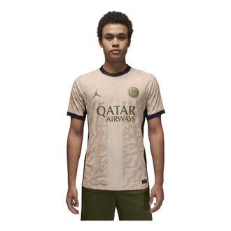 Nike Jordan Air Jordan Paris Saint-Germain 2023/24 Match Fourth Jersey Beige FD6503-201