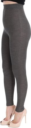 Dolce & Gabbana Womens Gray Cashmere Stretch Tights Clothing