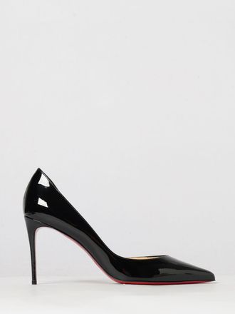 Christian Louboutin D&eacute;collet&eacute; Iriza in pelle verniciata con tacco alto