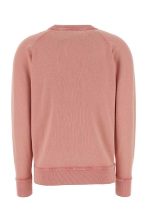 Isabel Marant Womens Pink Cotton Blend Millyny Sweatshirt Bubblegum-Burgundy Felpe Bubblegum/burgundy