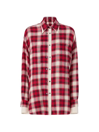 Pinko Clivia Camicia Checkered Long-Sleeve Shirt