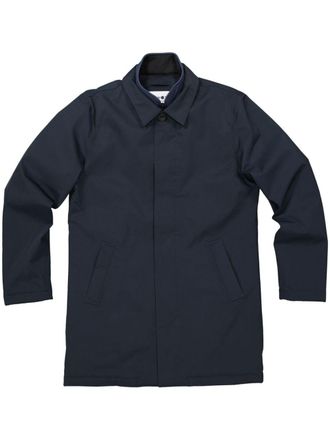 Nn.07 Blake enkele rij knopen jas - Blauw