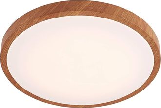 Lindby L&aacute;mpara De Techo Led mynte En Marr&oacute;n Pl&aacute;stico - Lindby