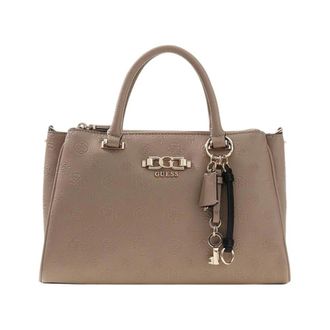 Guess Handbags, female, Beige, Size: ONE SIZE Handbag with Shoulder Strap and Multiple Pockets