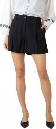 Dex Clothing Dressy Solid Shorts In Black