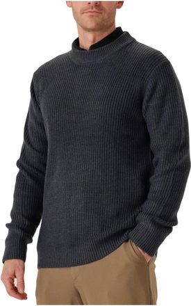 Dstrezzed Crew Ribknit Sweater - Heren - Ronde hals truien - Blauw - M - Truien & Vesten