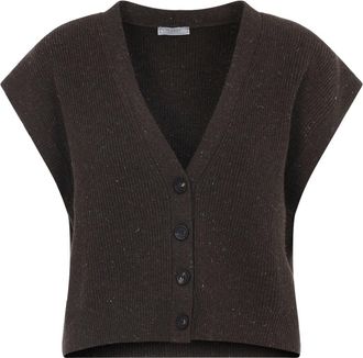 PESERICO Cardigan Brown