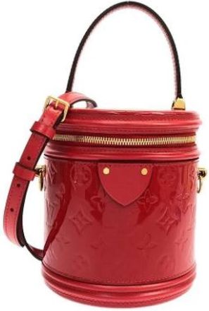 Louis Vuitton Pre-owned Vintage Bucket Bag - Dames - Vintage Tas - Rood - ONE Size - Leer - Vintage