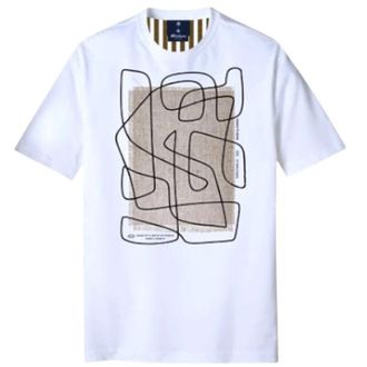 Riviera & Bar Street Art T-shirt - Heren - T-shirts - Wit - L - Tops
