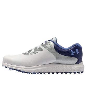 Under Armour (WMNS) Under Armour Charged Breathe 2 Spikeless Golf White Purple 3026403-100