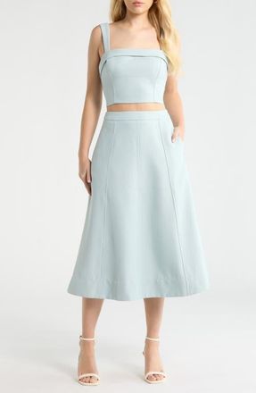 ASTR the Label Kinslee Skirt in Baby Blue at Nordstrom, Size X-Small