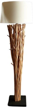 Global Interiors Handgefertigte Stehlampe Elefantis ø 55 x 180 cm - Ecru