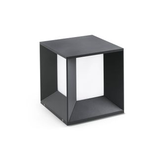 Netlighting Mila LED Outdoor Pedestal Light White Dark Grey IP65