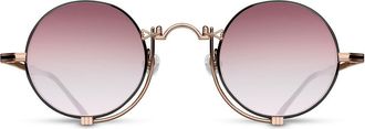Matsuda 10601H RG-MBK Mens Sunglasses Gold Size 45