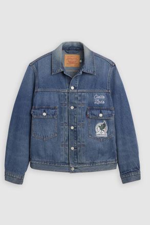 Levi's Giacca Trucker Levis Mexico Football Type II - Uomo - XL - Blu / Mexico