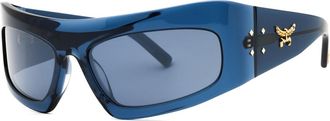 MCM MW0001 90X Mens Sunglasses Blue Size 64