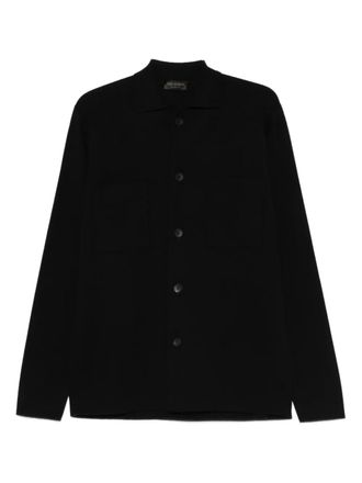 Dell'Oglio Camicia con taschino - Nero