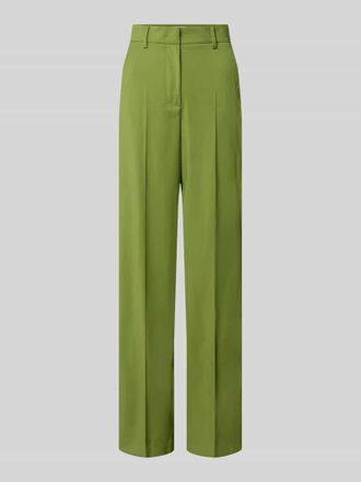 Max Mara Weite Hose aus reiner Schurwolle Modell WKDVISIVO in Apfel, Gr&ouml;&szlig;e 34