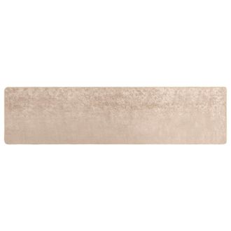 vidaXL Pasillo De Alfombra Marsa Beige 80 X 400 Cm Poli&eacute;ster Y Pvc Vidaxl