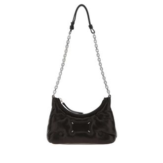 Maison Margiela Black Leather Shoulder Bag Borse A Mano