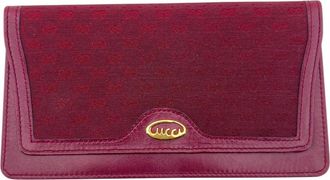 Gucci Gucci Vintage stoffen portemonnee Micro GG