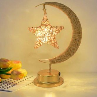 OEM L&aacute;mpara De Noche Led Decorativa Con Forma De Luna, Funciona Con Pilas O Usb, Ideal Para El Ramad&aacute;n Y Como Luz De D&iacute;a Para Ni&ntilde;os