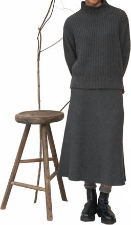 Beaumont Organic Mio Skirt In Grey Marl