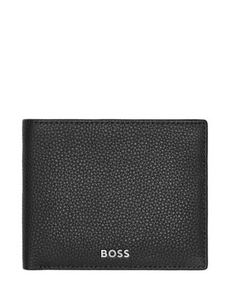 BOSS logo-print cardholder - Black