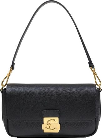Coccinelle C-Me Lock Medium Bag - Dames - Schoudertassen - Zwart - ONE Size - Leer - Tassen