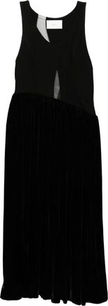 Quetsche Abito semi trasparente - Nero