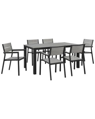ModWay Outdoor Maine 7Pc Outdoor Patio Dining Set