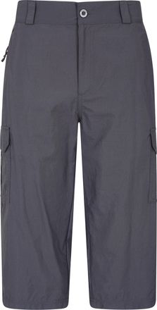 Mountain Warehouse Heren Explore 3/4 korte broek (Grijs)