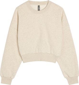 Vuori Clothing Restore Cotton-blend Sweatshirt - Off White - S (UK8-10 / S)