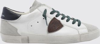 Philippe Model Sneakers basse Paris in pelle con effetto usurato e logo Scudetto