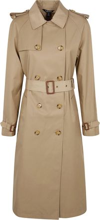 Ralph Lauren Belted Double Breasted W Ns44 Lined Coat