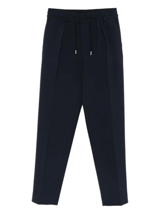 Sandro drawstring-waist trousers - Blue