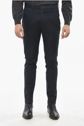 Corneliani Cotton Blend Chinos Pants with Belt Loops size 48