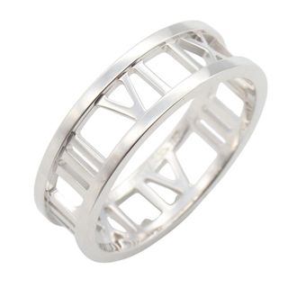 Tiffany & Co. Silver White Gold (18K) Band Ring (Pre-Owned)