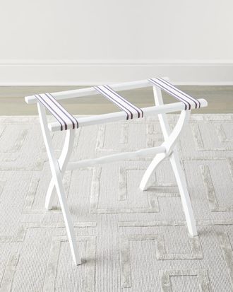 Gate House Furniture Dual Stripe Luggage Rack
