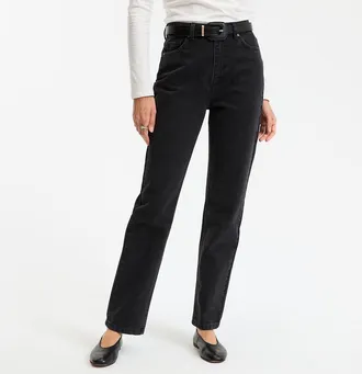 La Redoute Collections Regular jeans, recht, hoge taille