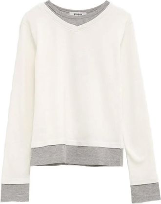 Gimaguas Samm layered-effect T-shirt - women - Cotton - S - White