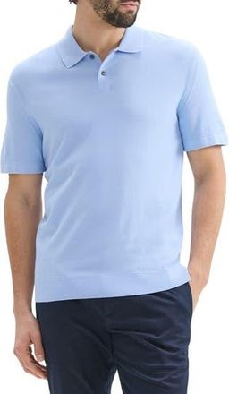 Theory Goris Grid Light Performance Polo in Clear Sky at Nordstrom Rack, Size X-Small