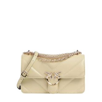 Pinko Mini Love Bag One - Bags - Mujer - Amarillo - ONE SIZE