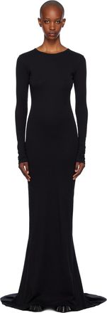 ワンピース Ann Demeulemeester DEMY X-LONG HIGH SLIT LONG SLEEVE DRESS Ann Demeulemeester Demy X-Long High Slit Long Sleeve Dress