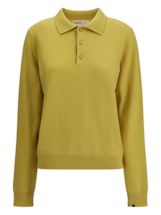 Extreme Cashmere N&deg;223 Be For buttoned polo polo shirt - Yellow