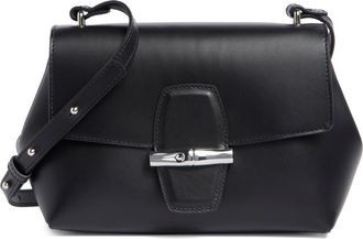 Longchamp Le Roseau Large Crossbody Bag in Black at Nordstrom Rack