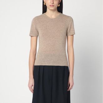 The Garment Camel colour Como sweater in wool