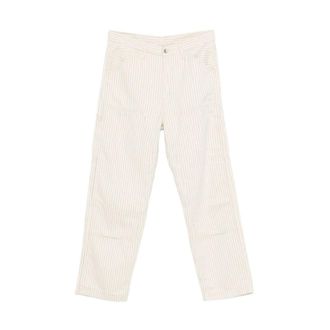 Levi's Straight Trousers, male, White, Size: W32 Marris Stripe Dbl