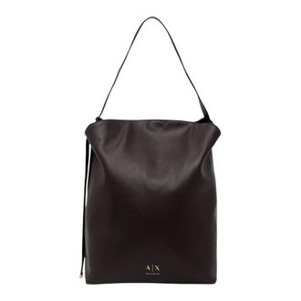 A|X Armani Exchange Bolso Hobo - Bags - Mujer - Marr&oacute;n - ONE SIZE