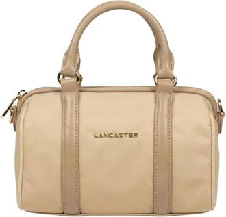 Lancaster Sac polochon Zipp&eacute; S Milano Ana - Dames - Handtassen - Beige - ONE Size - Nylon - Tassen